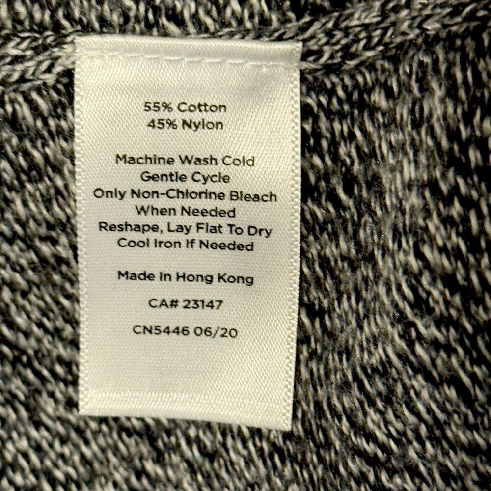 Talbots Plus Soft Cotton Blend Open Front Long Ca… - image 7